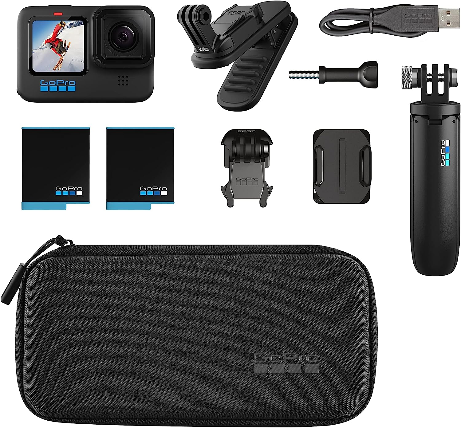 GoPro HERO10 Black Accessory Bundle Includes HERO10 Camera