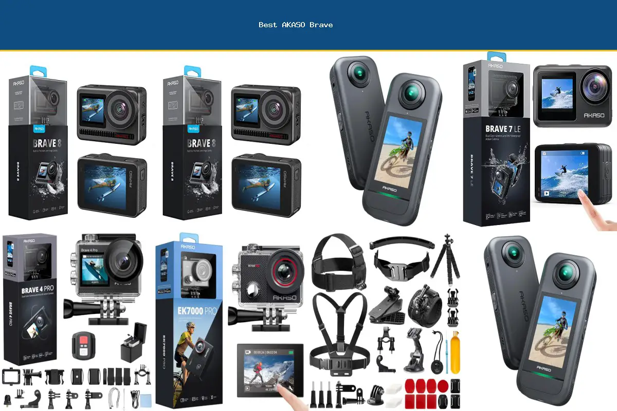 Best AKASO Brave Product Collage