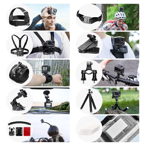 AKASO Outdoor Sports Action Camera Accessories Kit Review