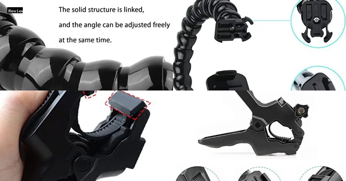 FiTSTILL Jaws Flex Clamp Mount with Adjustable Gooseneck 19 Sections Compatible with Go Pro Hero 13 by FiTSTILL - $22.95 - Product Review