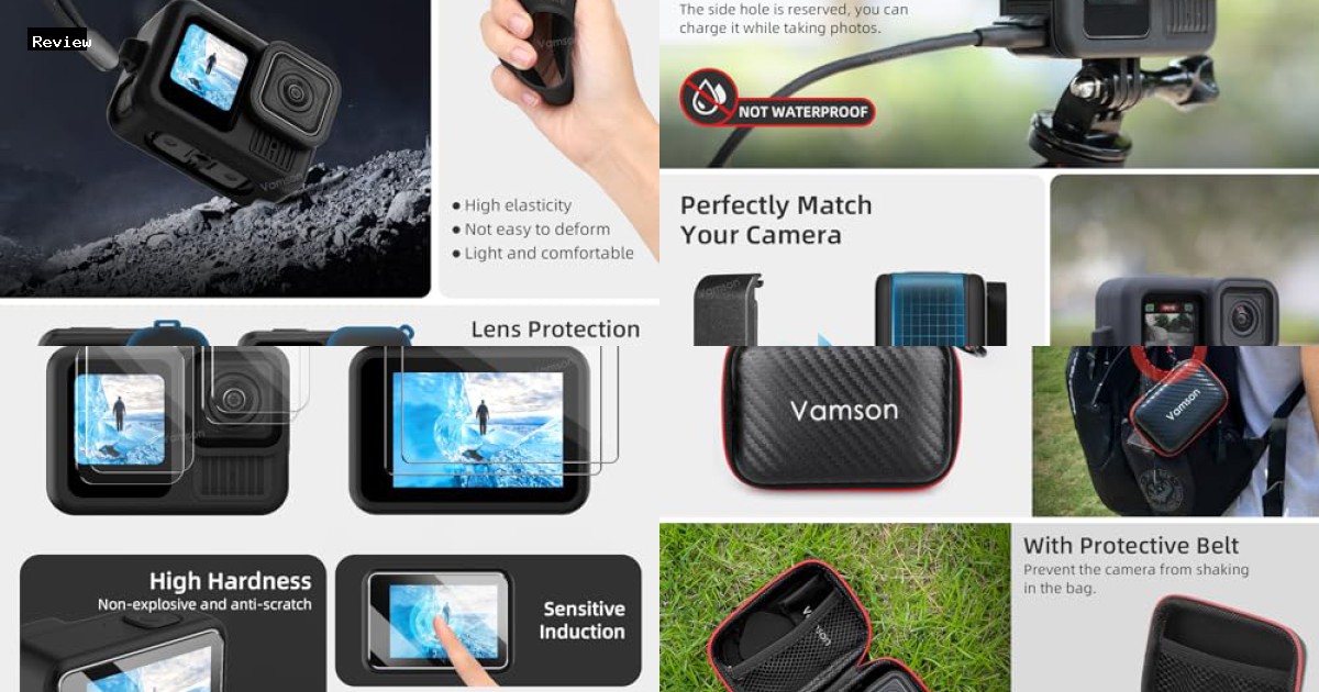 Vamson Silicone Sleeve Case for GoPro Hero 13 Black Review - Best ...