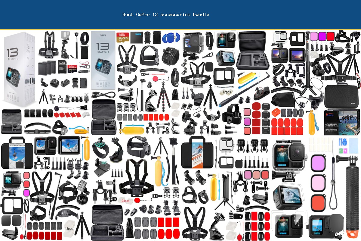 Best GoPro 13 accessories bundle - Best Action Cameras
