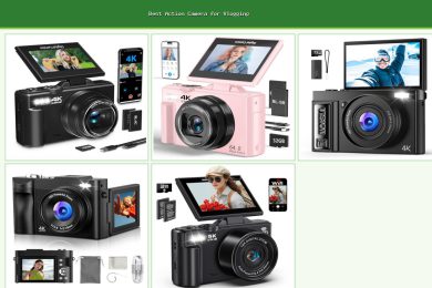 Best Action Camera for Vlogging Product Collage