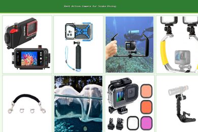 Best Action Camera for Scuba Diving Product Collage