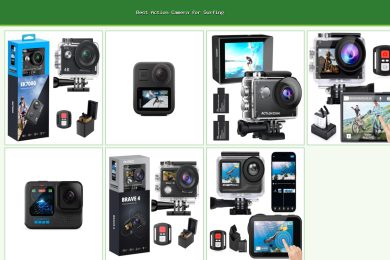 Best Action Camera for Surfing Product Collage