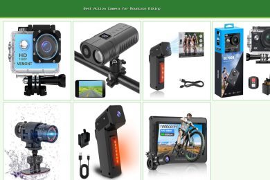 Best Action Camera for Mountain Biking Product Collage