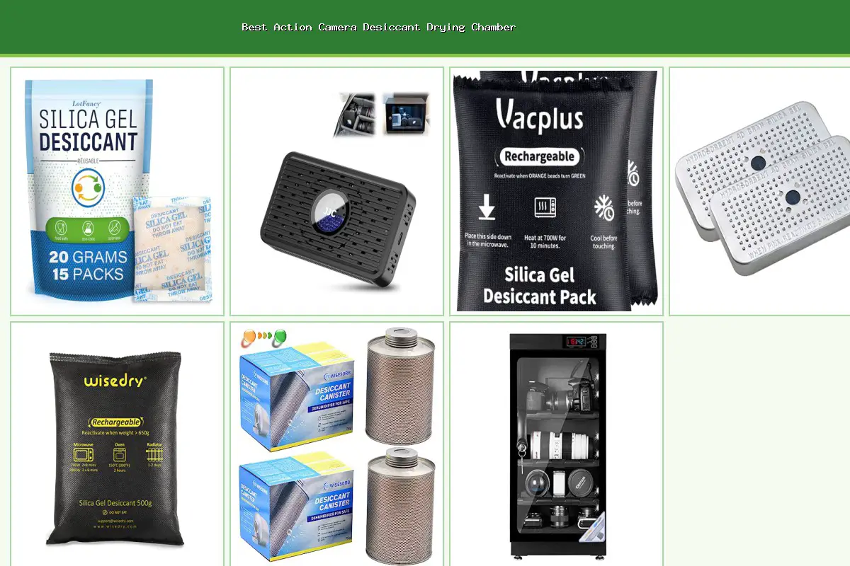 Best Action Camera Desiccant Drying Chamber Product Collage