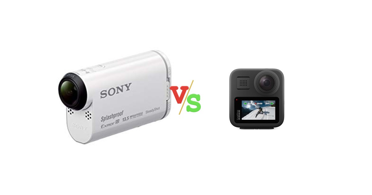 Sony HDR-AS100V vs GoPro MAX - Best Action Cameras
