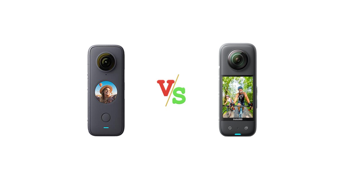 Insta360 ONE X2 360 Degree Waterproof Action Camera vs Insta360 X3 360 Action Camera with 5.7K 360 Active HDR Video Versus Image