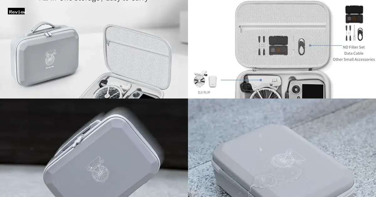 Dronside Flip Case For DJI Flip Fly More Combo Hard Case by DFTIM - $19.94 - Product Review