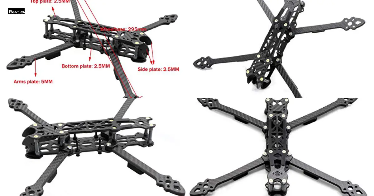 FPVDrone 295mm FPV Racing Drone Frame 7inch Carbon Fiber Quadcopter FPV Freestyle Frame with 5mm Arms by FPVDrone - $35.99 - Product Review