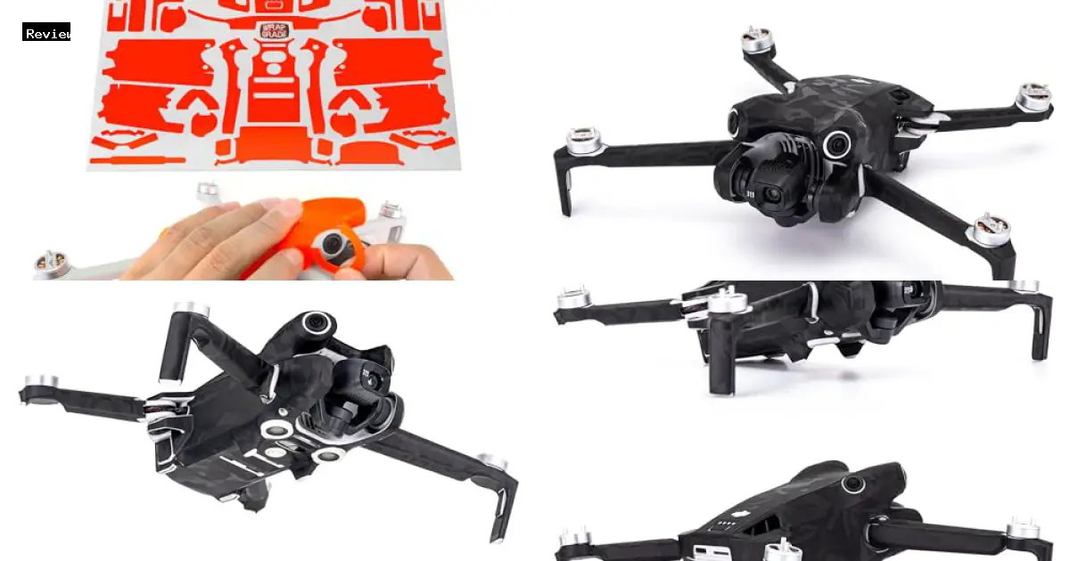 WRAPGRADE DJI Mini 4 Pro Skin Stickers Review - Best Action Cameras