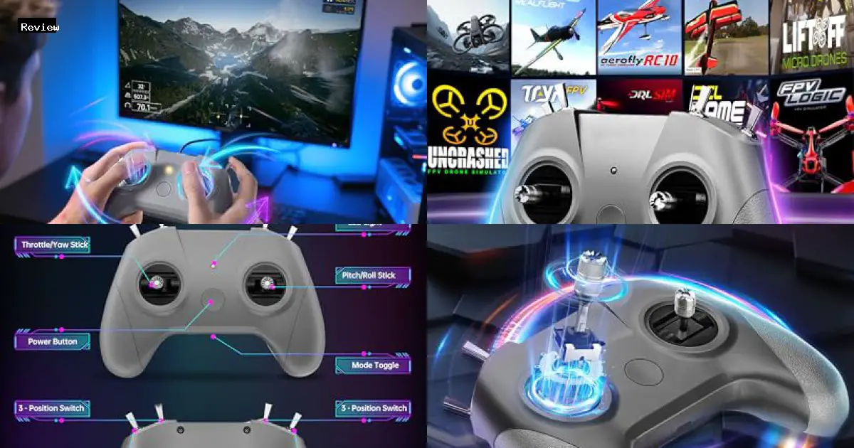 STARDRONE FLYDrone S8 Pro RC Flight Simulator Controller by FLYDrone - $42.99 - Product Review