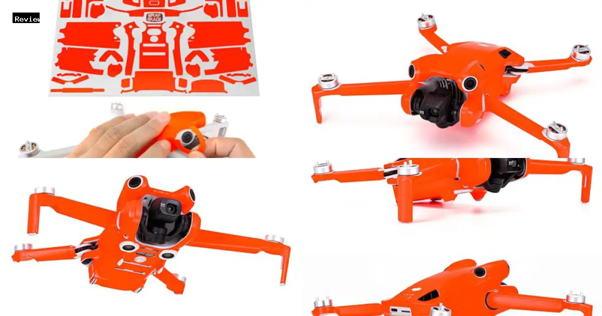 WRAPGRADE Mini 4 Pro Skin (Neon Orange) Review - Best Action Cameras