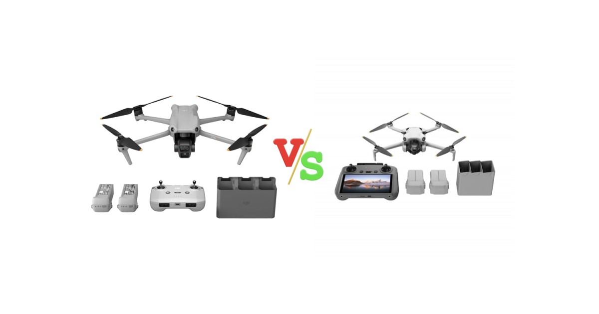 DJI Air 3 vs DJI Mini 4 Pro - Best Action Cameras