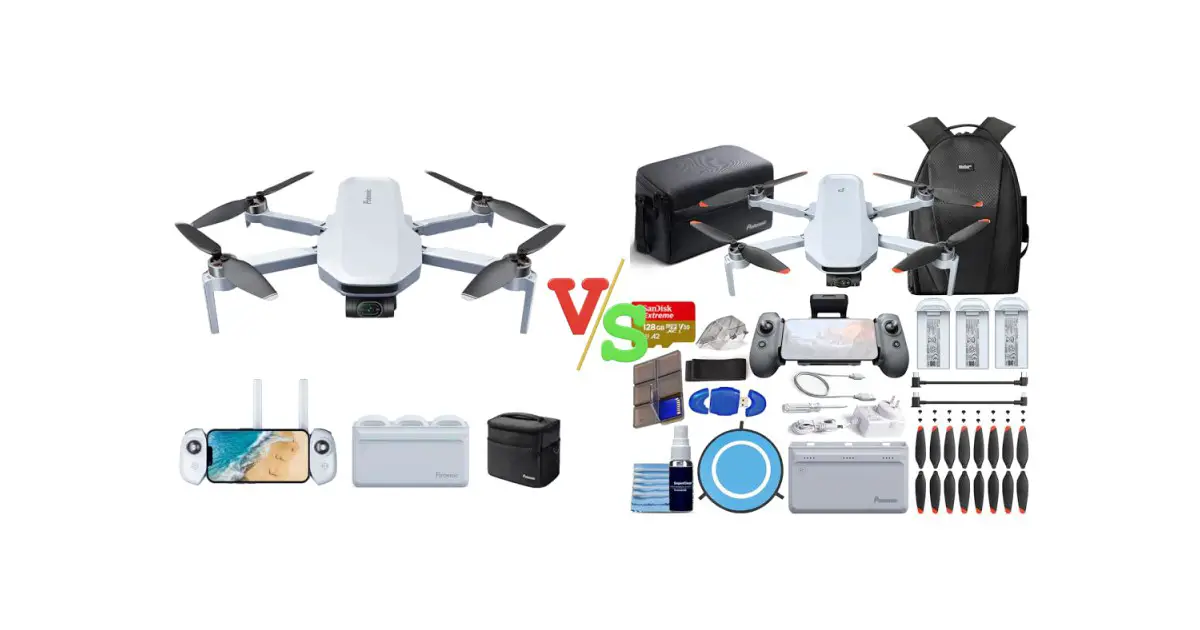 Potensic ATOM 3 Axis Gimbal 4K GPS Drone vs Potensic ATOM 2 Drone Fly More Combo (96 Min Flight) with 4K Video Versus Image