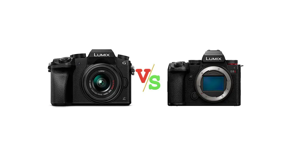 Panasonic LUMIX G7 4K Digital Camera vs Panasonic LUMIX S5II Mirrorless Camera Versus Image